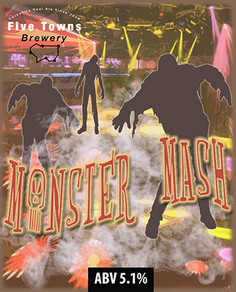 Monster mash brewed by Five Towns Brewery